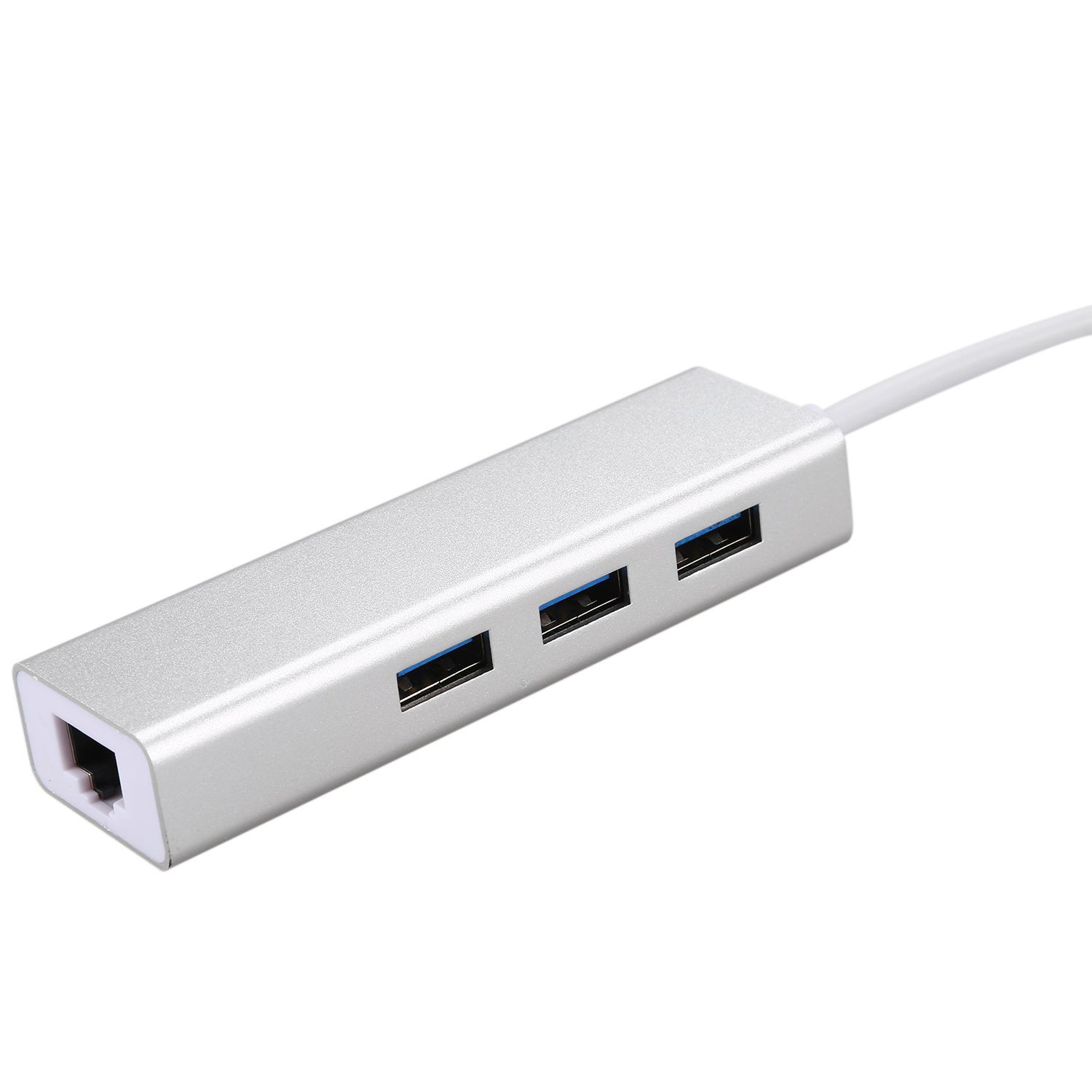 Bộ Chia 3 Cổng Usb 3.0 Gigabit Ethernet Tiện Dụng