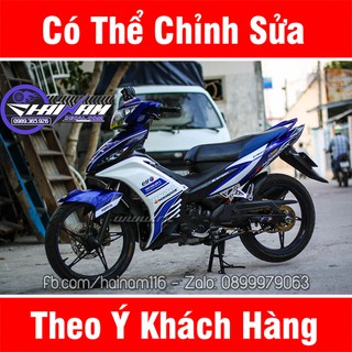 Tem Trùm Exciter 135 Xanh Trắng Zin Gp