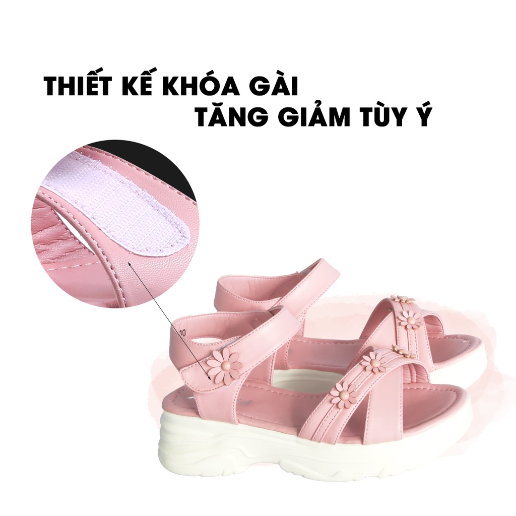 Giày Sandal MITI G01222_PK02 Dành Cho Bé Gái Mẫu Bông Hoa