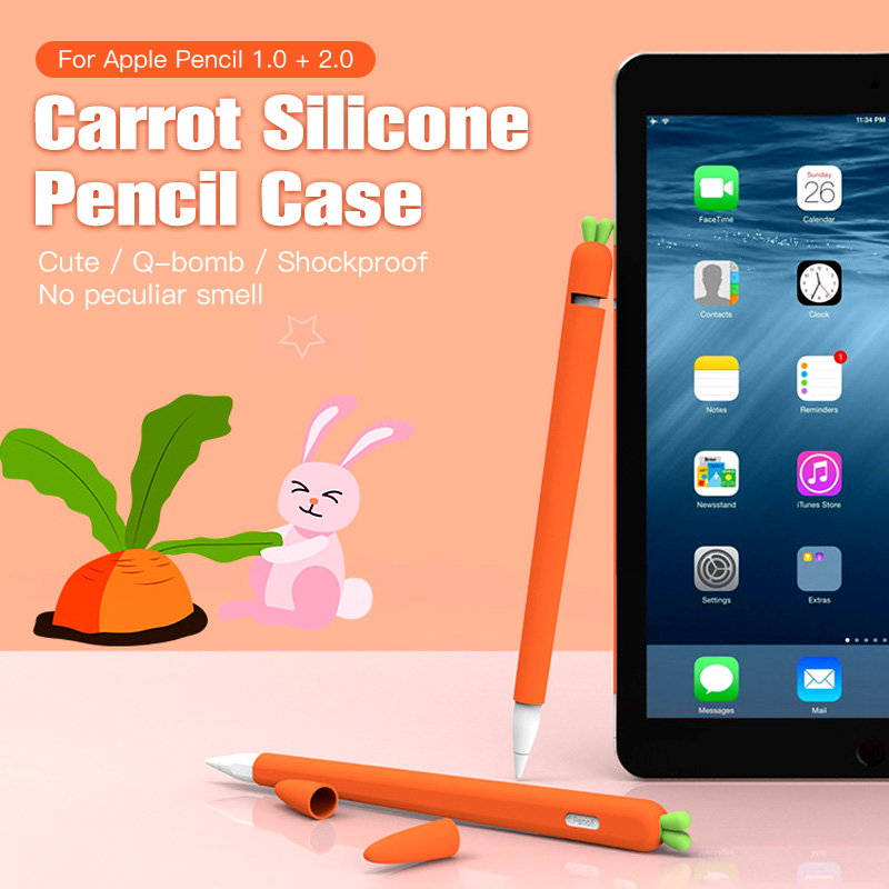 Vỏ silicone FONKEN bảo vệ thích hợp cho bút cảm ứng Apple 1 2