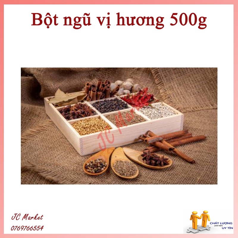 Bột Ngũ Vị Hương hiệu Kim Nga gói 500g