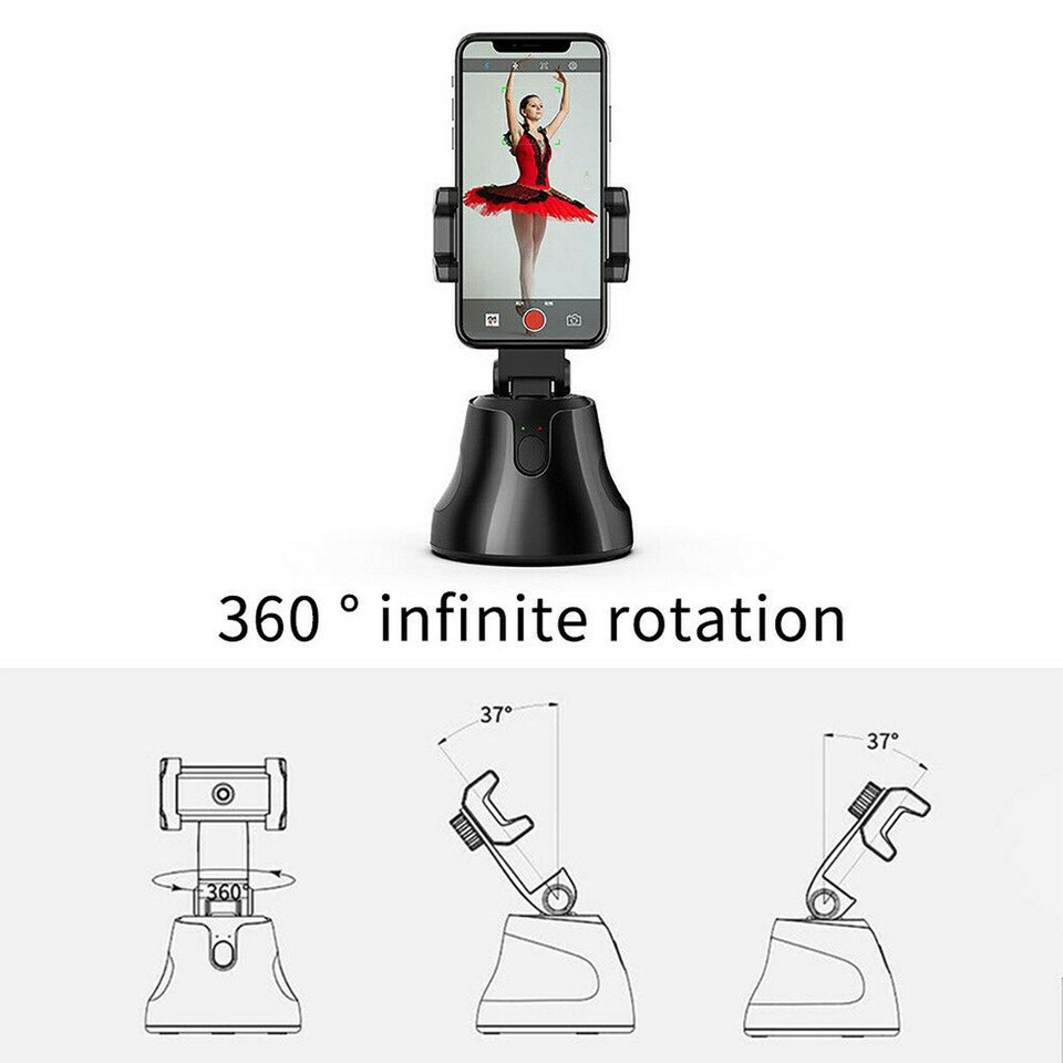 Giá đỡ thông minh Apai Genie - Gimbal AI cảm biến quay 360° nhạn diện khuôn mặt/vật thể chuyển động.
