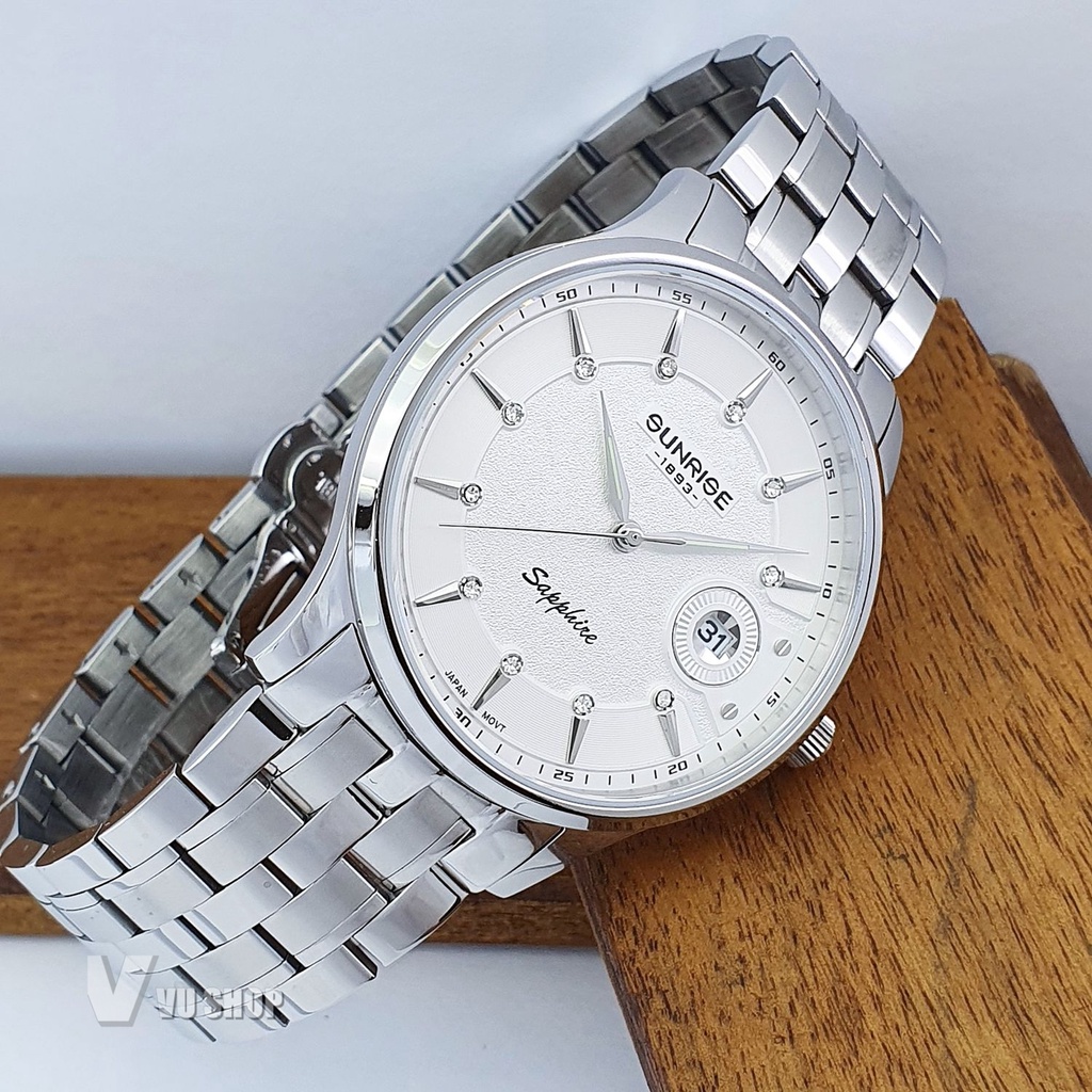 Đồng hồ nam SUNRISE 1222SA - Kính sapphire