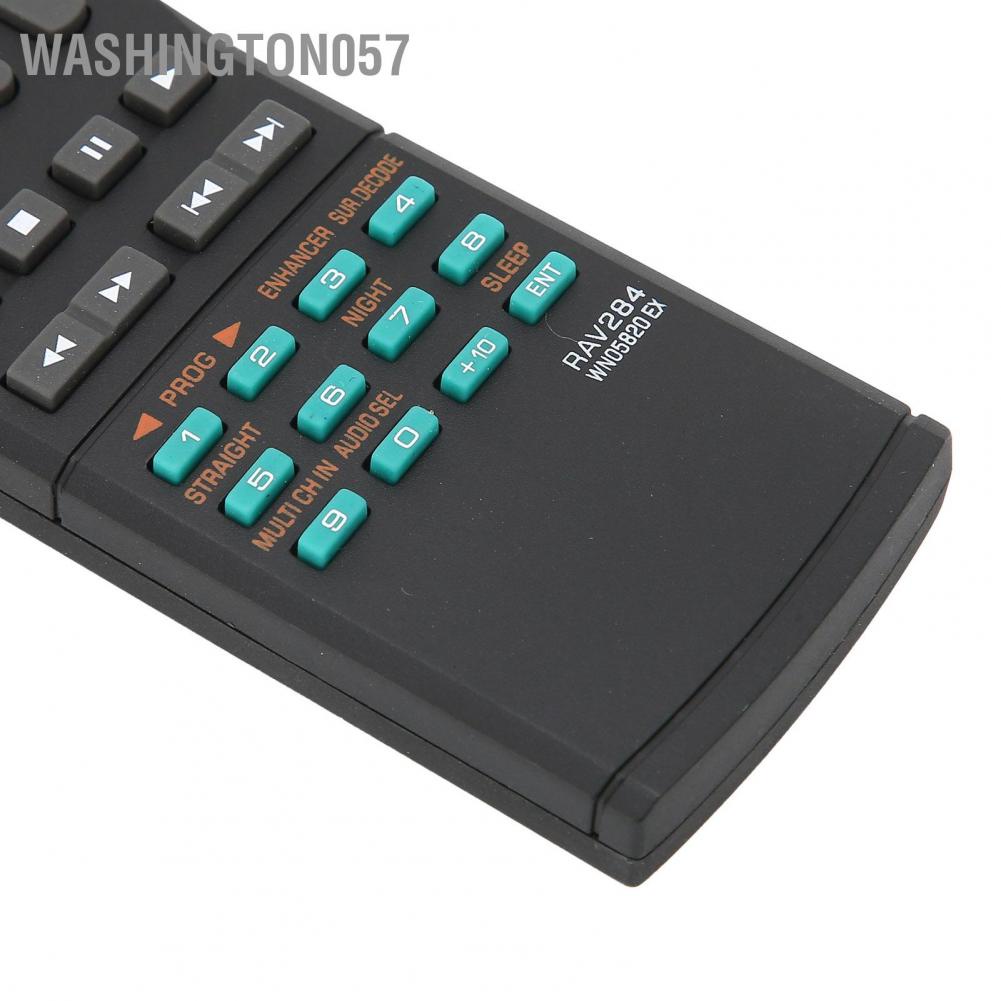 Washington057 Remote Control Replacement for Yamaha RAV284 WN05820EX RX‑V363 RX‑V363‑B RX‑V365