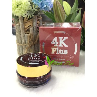 Kem 4K Plus Whitening Night Cream Goji Berry - Thái Lan Chính Hãng