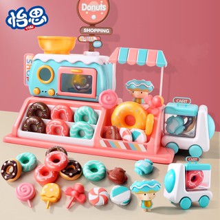 Đồ chơi xe bán bánh donut