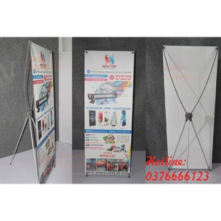 Standee chữ X haha 80x180cm