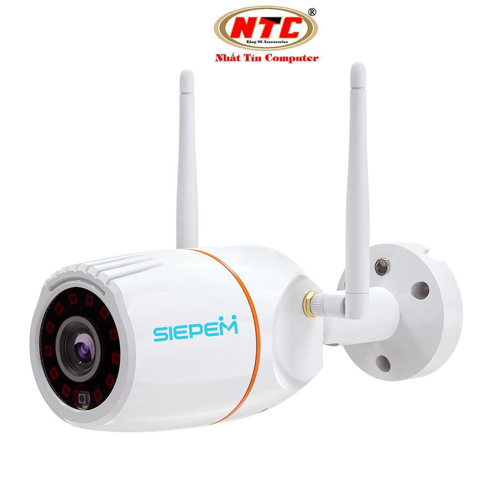 [Mã ELMS4 giảm 7% đơn 500K] Camera IP Wifi Trong nhà Ngoài trời SIEPEM S6865 FullHD 1080P - độ phân giải 2.0MP (Trắng)