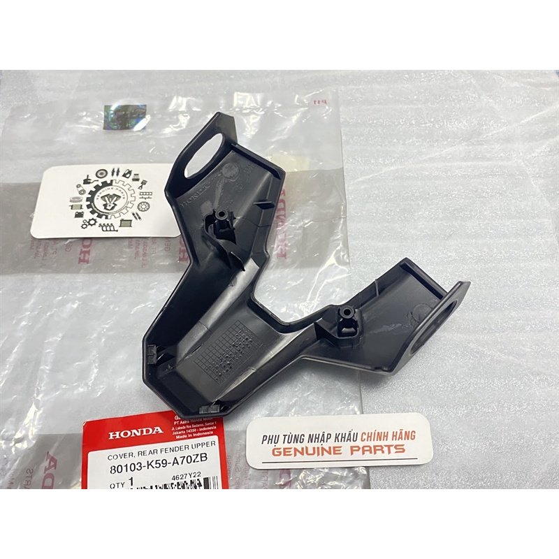 Cóc chụp đèn soi biển số VARIO, CLICK 125/150/160 2018-2022 nhập khẩu Honda 80103K59A70ZB