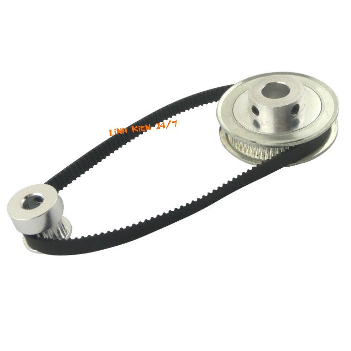 Puly Bánh Răng Nhôm 5M 10 Răng Bản 16mm Trục 5mm và 8mm