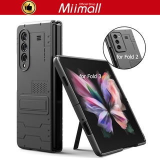 Miimall Ốp Lưng Điện Thoại Z Fold 3 Chống Sốc Toàn Diện Bao Gồm Cả Khung Lập Thể Cho Samsung Galaxy Z Fold 3