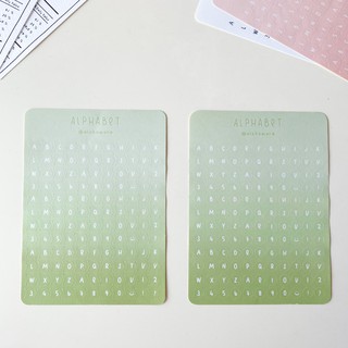 Hình Dán Alphabet / Letter Sticker Sheet
