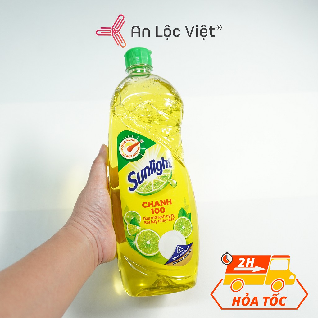 Nước rửa chén Sunlight hương chanh - Thiên nhiên - Trà xanh