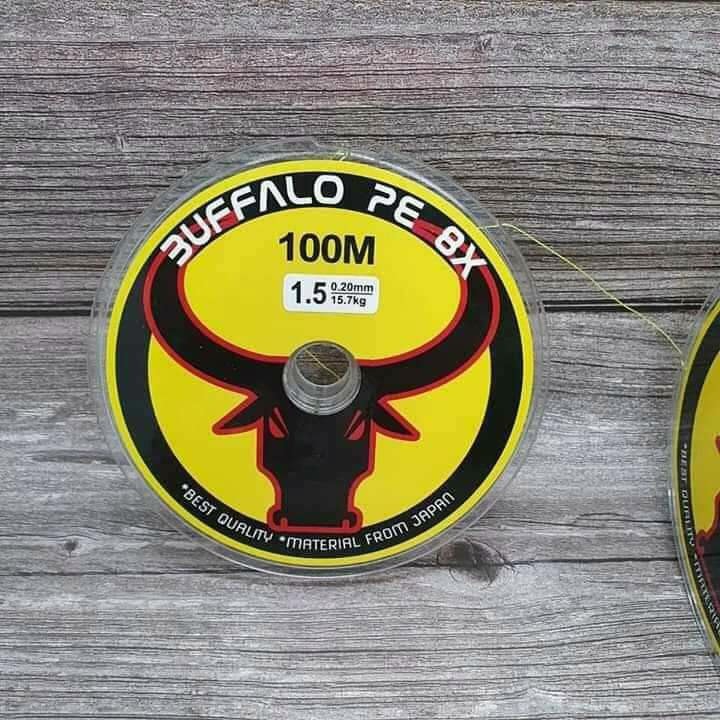 ⚡️DEAL HOT⚡️ Dây PE Câu LURE BUFFALO 100m " dù con trâu"