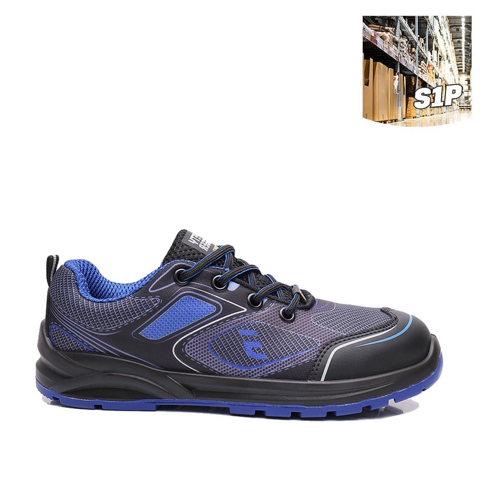 Giày bảo hộ lao động Safety Jogger Cador S1P chống đinh, chống dập ngón, chống trượt, đệm khí nâng đỡ gót - Thinksafe