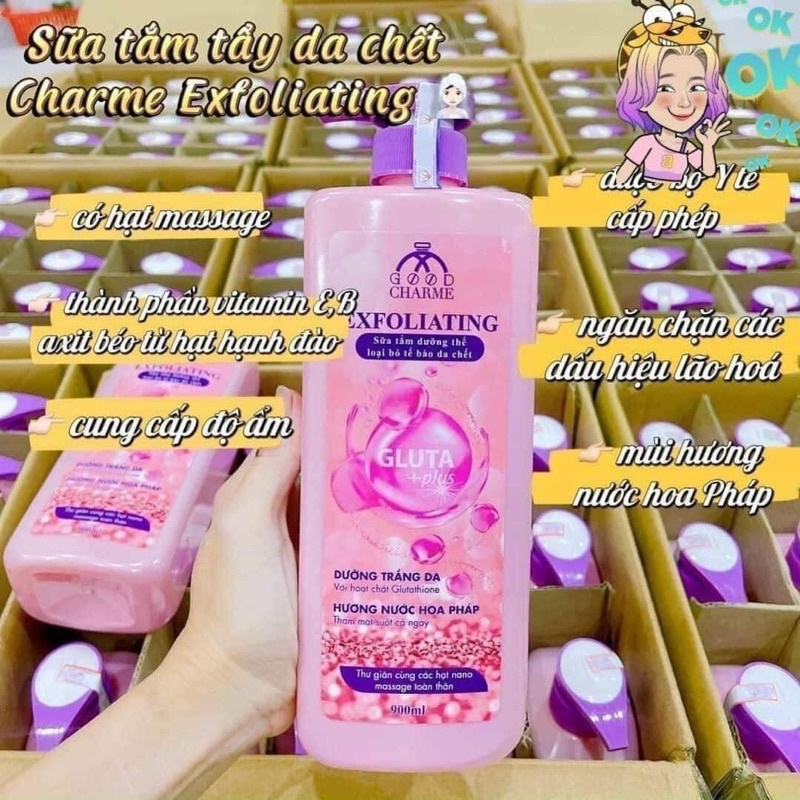 ❌SỮA TẮM TẨY TẾ BÀO CHẾT✅(tặng kèm nước hoa mini bỏ túi)