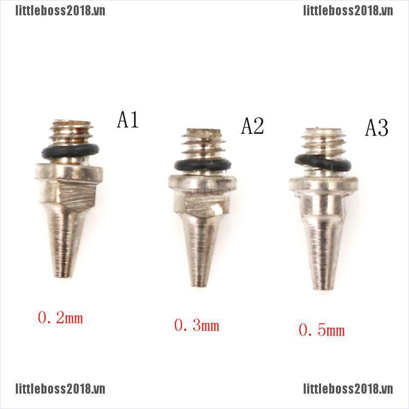 Đầu phun mini 0.2mm 0.3mm 0.5mm chuyên dụng cho máy phun sơn