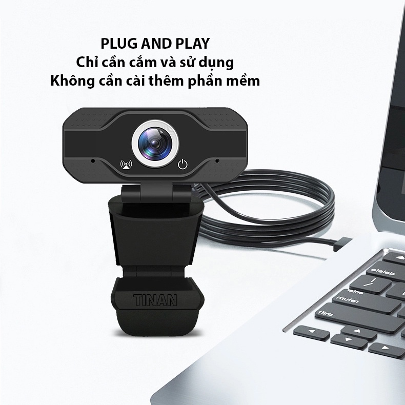 [Mã ELHACE giảm 4% đơn 300K] [1080p, Micro] Webcam C32 Có Tích Hợp Micro, Sử Dụng Để Gọi, Dạy Học Trực Tuyến, Hội Nghị