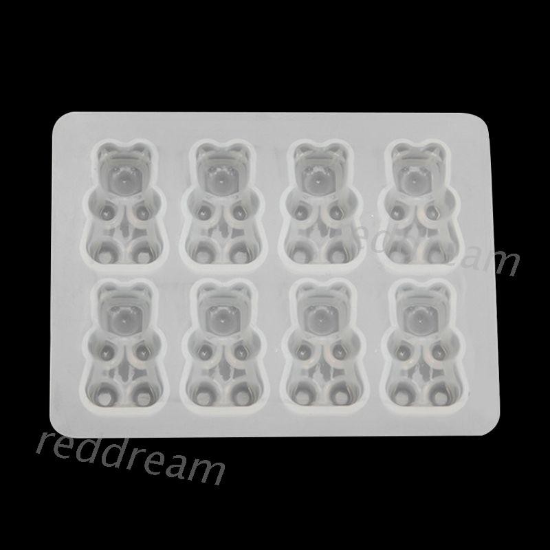 Khuôn Silicon Làm Mặt Dây Chuyền Hình Gấu Dễ Thương