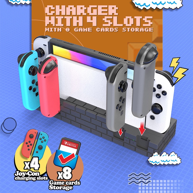 Đế Sạc Tay Cầm Chơi Game Nintendo Switch Chất Lượng Cao