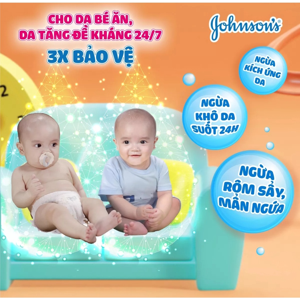 Sữa dưỡng ẩm cho em bé Johnson's baby mềm mịn cotton touch face and body lotion 200ml