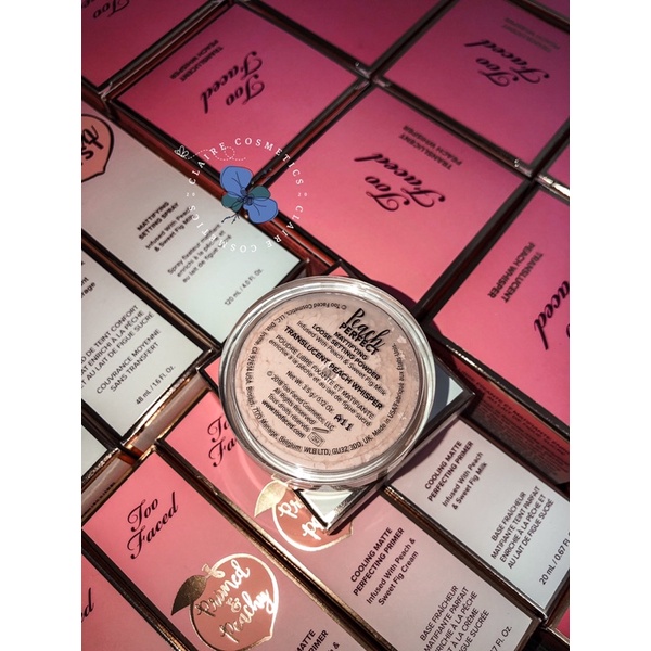 [BILL+RẺ NHẤT SHOPEE] Phấn phủ đào Too Faced Peach Perfect Mattifying Setting Powder 🍑🍑🍑 | BigBuy360 - bigbuy360.vn
