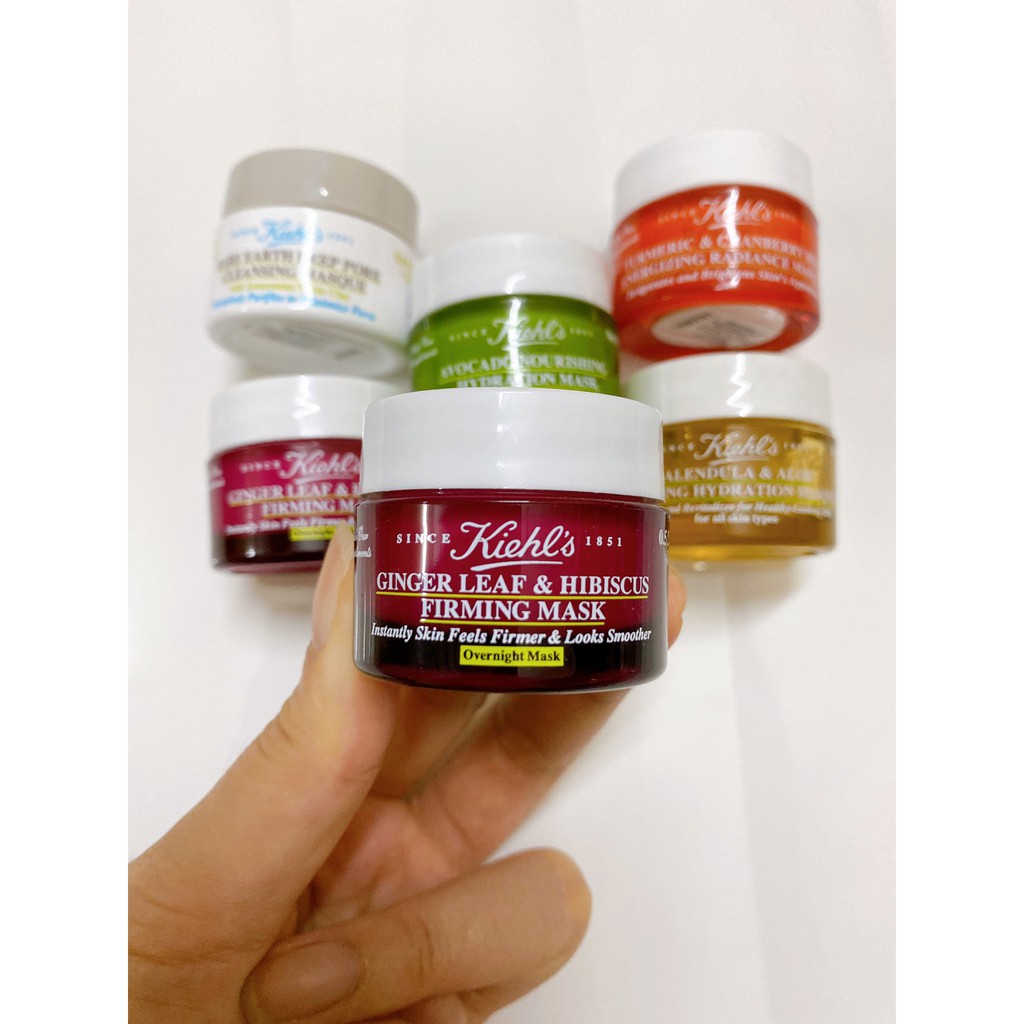 Mặt Nạ Mini Kiehls [đất sét, nghệ, hoa cúc, gừng, bơ]