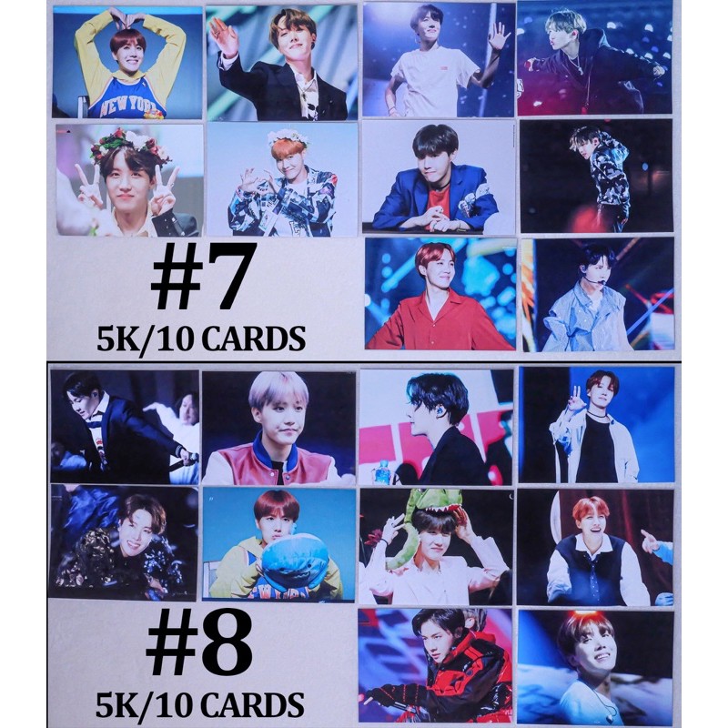 (Có sẵn)Sale set card BTS - JHOPE