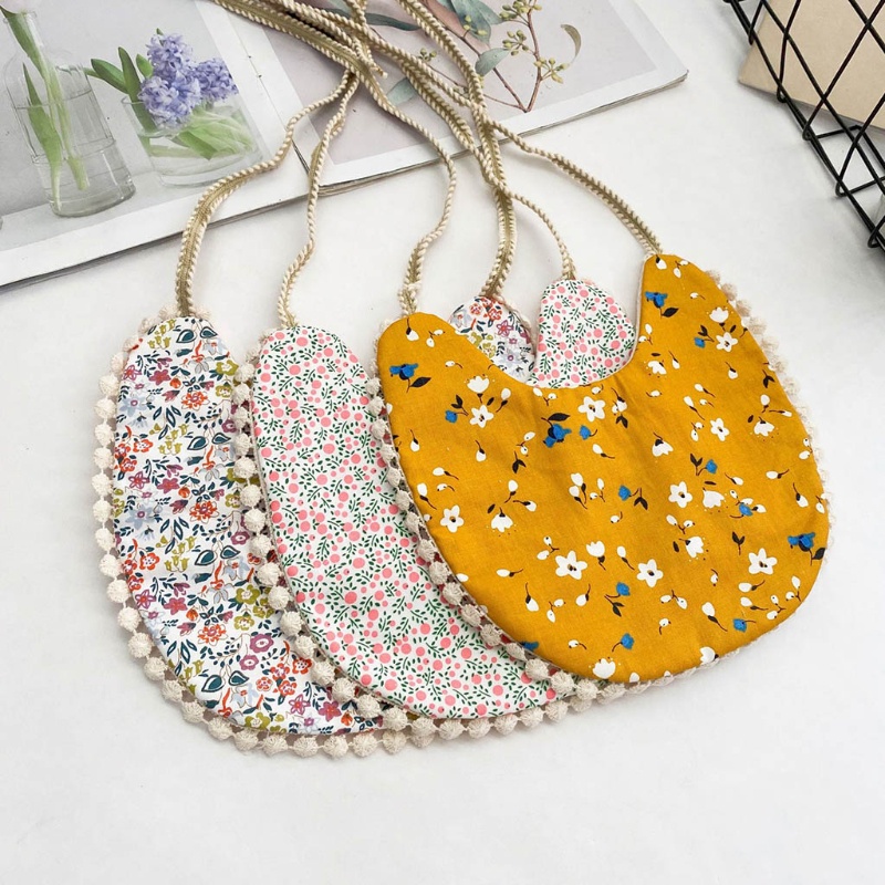 Khăn Yếm Vải Muslin Thấm Hút Nước Dãi Dành Cho Em Bé