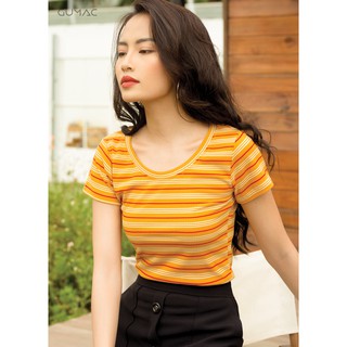 Áo thun sọc dệt GUMAC AT08979