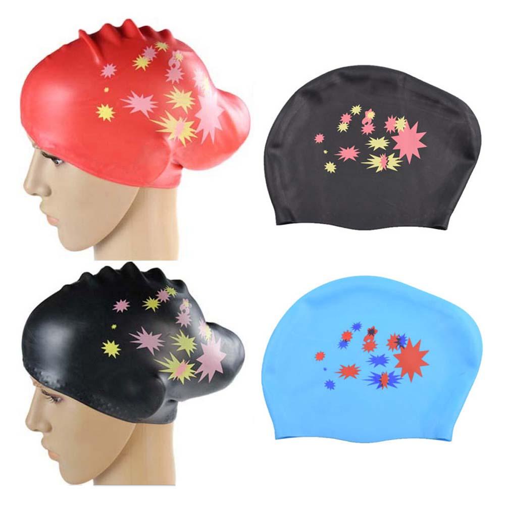 Mũ Bơi Trùm Đầu Co Giãn Chống Thấm Nước Cho Nữ