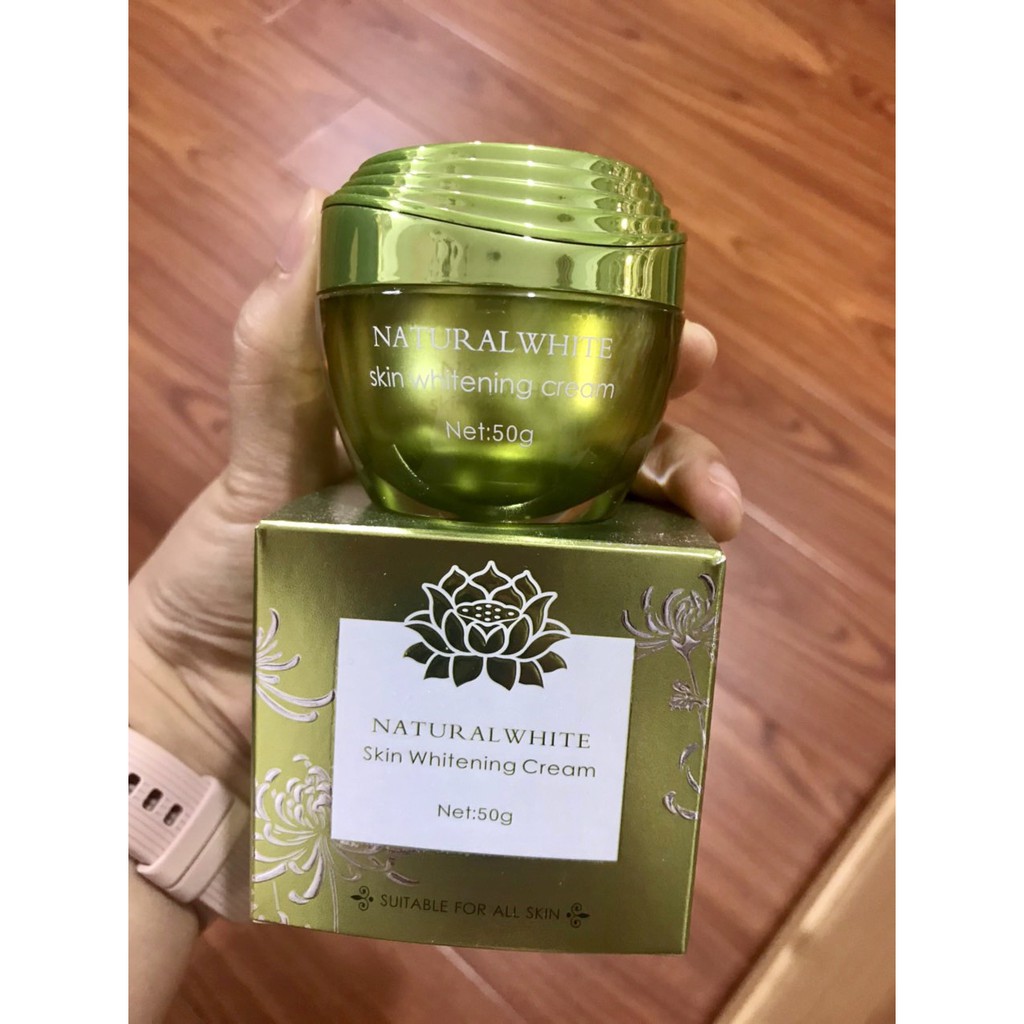 kem đêm xanh thảo mộc nhụy tây natural white