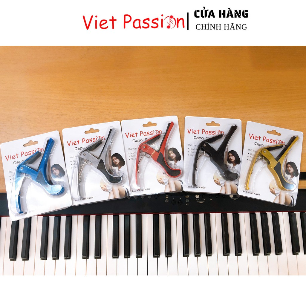 Capo guitar classic acoustic Viet Passion kẹp tăng tông hạ tông dùng cho mọi loại đàn ghi ta