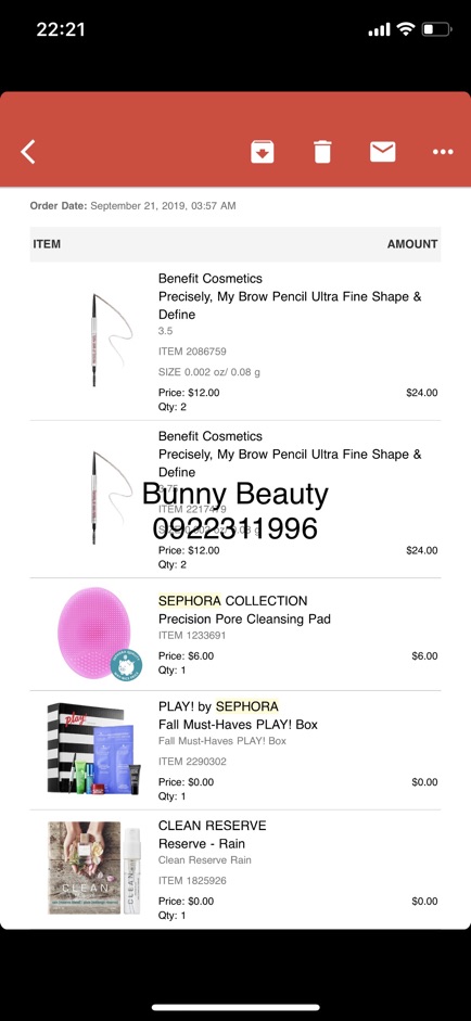 Chì kẻ mày Benefit Cosmetics Precisely My Brown Pencil 12 Hour Wear Bunny Beauty hàng đủ bill | WebRaoVat - webraovat.net.vn