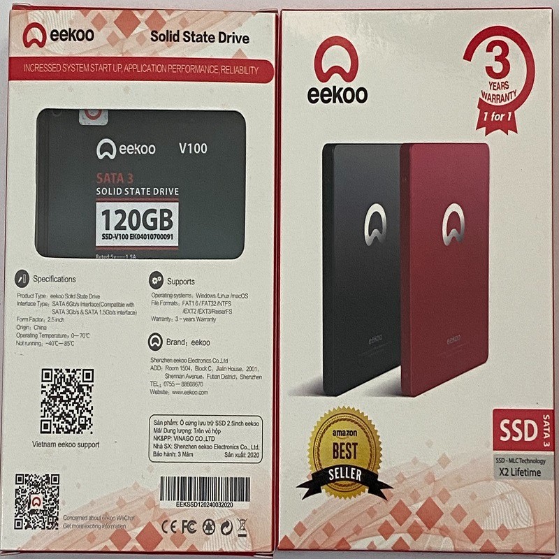 Ổ SSD 120GB EEKOO chính hãng | BigBuy360 - bigbuy360.vn