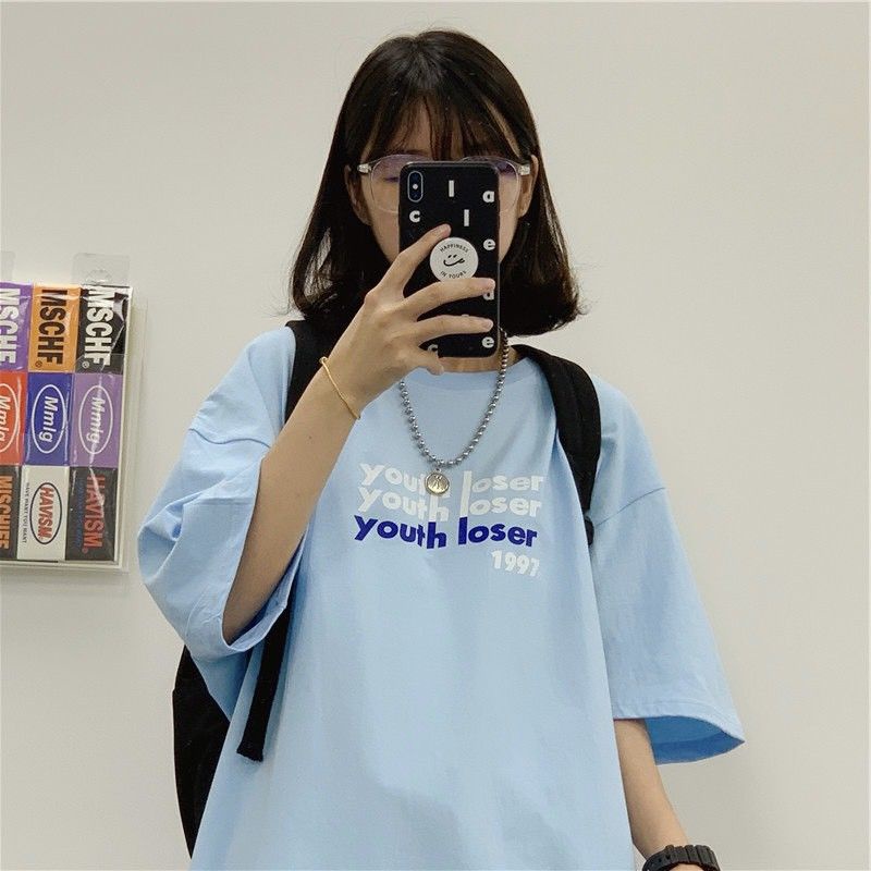 Áo thun ❤có size❤ tay lỡ unisex Youth loser