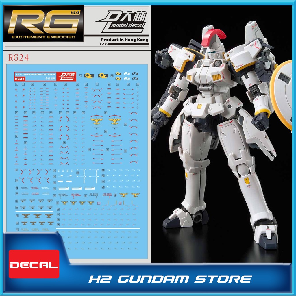 Decal nước cho mô hình RG 1/144 Tallgeese EW