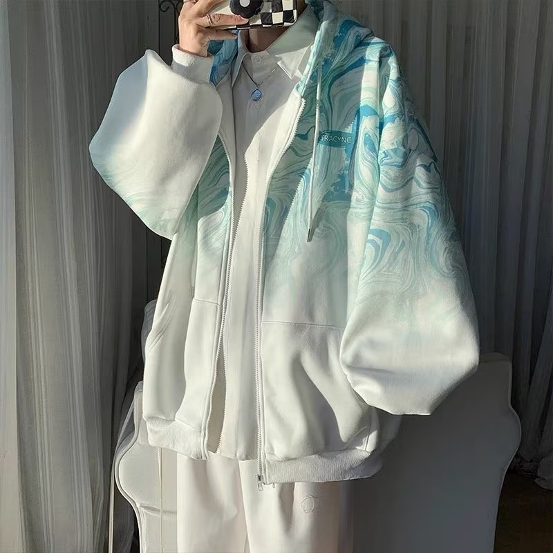 Áo Khoác Hoodie Nam Dáng Rộng In Họa Tiết Thời Trang Hàn Quốc Cho Cặp Đôi áo khoác hoodie cặp áo khoác hoodie nam form rộng áo khoác bomber nữ