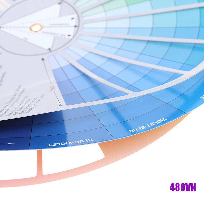 Thẻ Giấy Trộn Màu Mực Xăm Hình Tròn Tiện Dụng