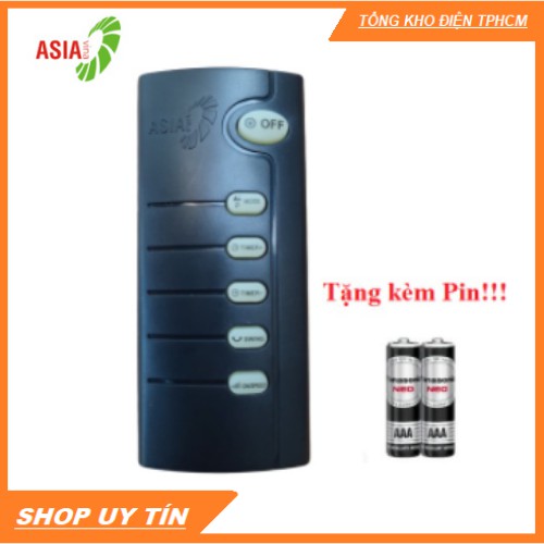 Điều khiển quạt Asia-  FREE SHIP   Hàng mới Chính hãng công ty 100% tặng kèm Pin