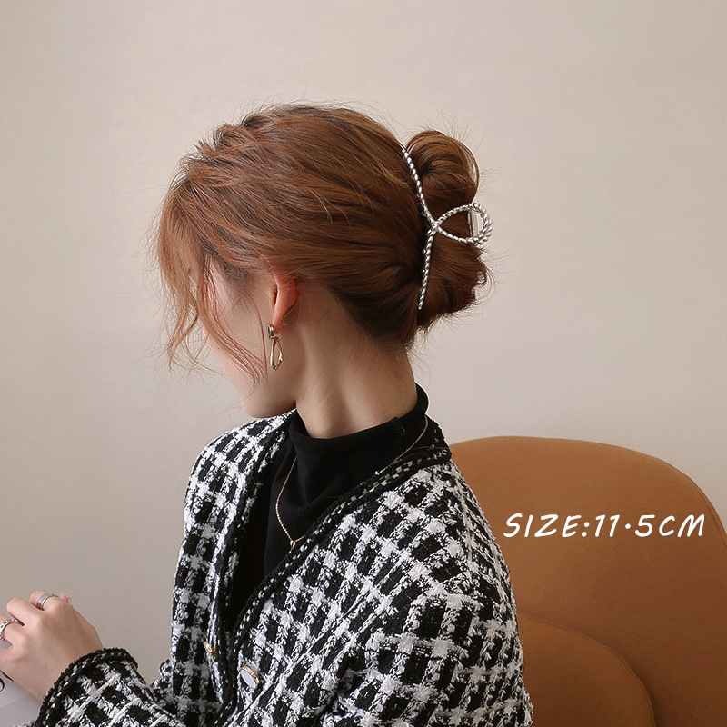 Kẹp Tóc Đuôi Ngựa Bằng Hợp Kim Acrylic Thanh Lịch