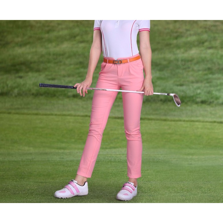 Quần Dài Golf Nữ Một Màu - Golf Trousers For Lady - KUZ013