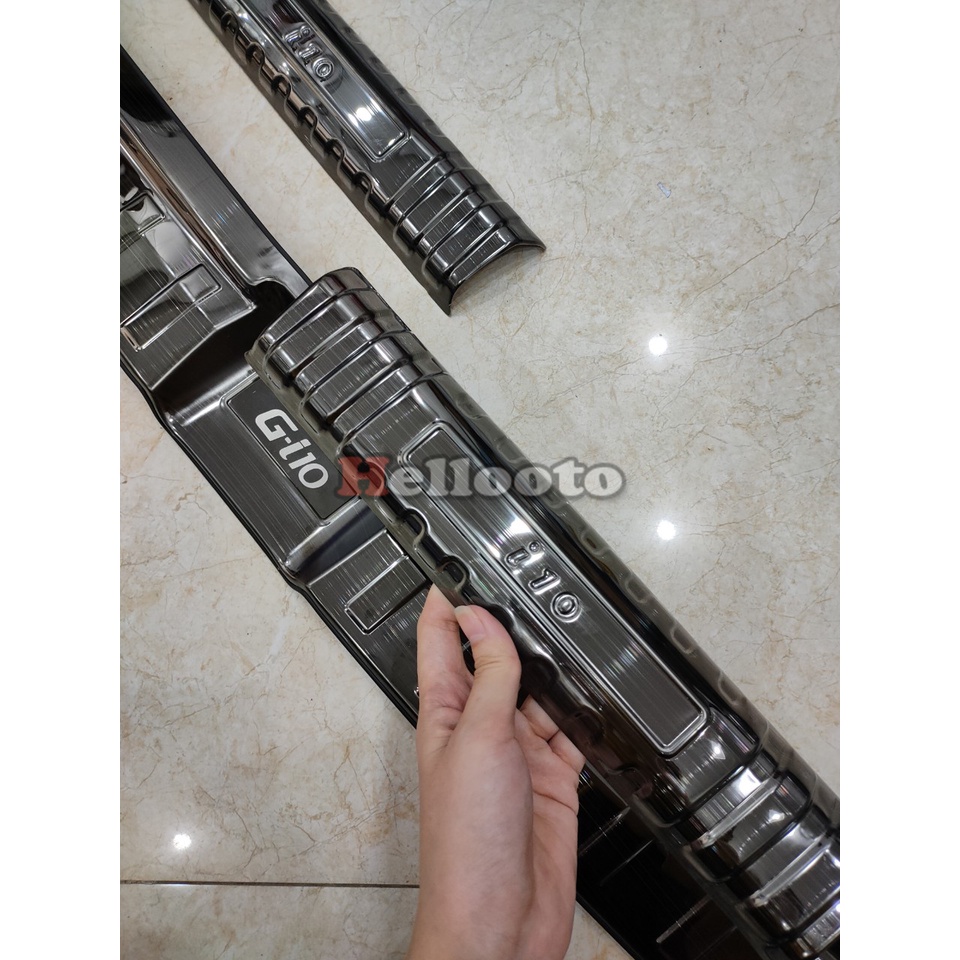 Nẹp bậc cốp, Chống trầy cốp xe Xe Grand I10 2021 2022  2023 mẫu Titan + Tặng Keo Tăng Dính