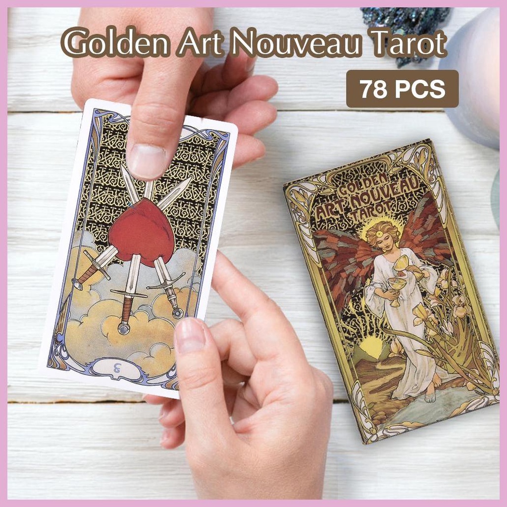 Bộ Bài tarot 78 Lá Màu Vàng