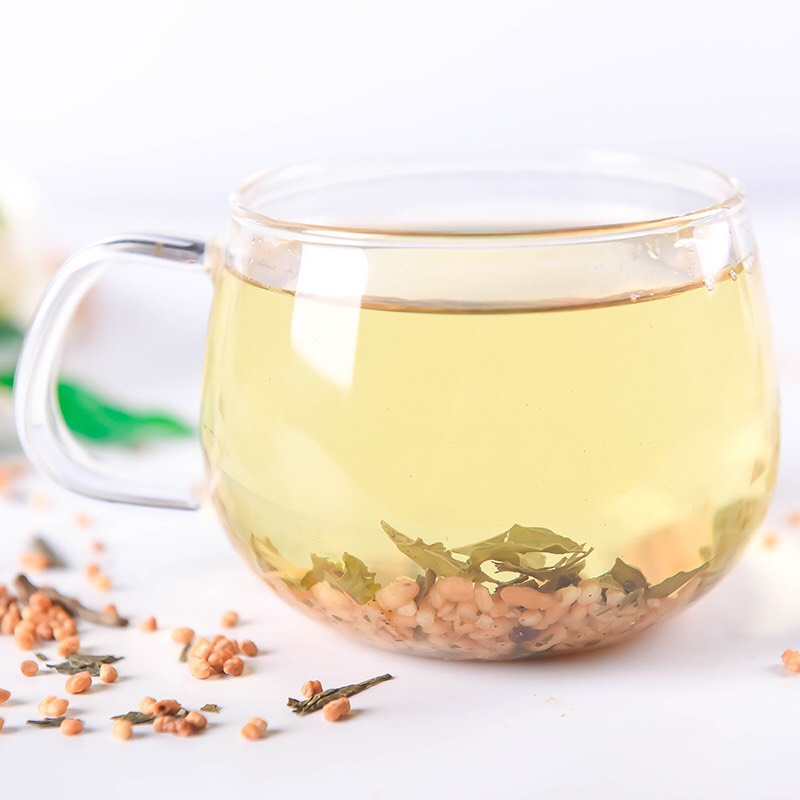 Trà xanh gạo lứt genmaicha Nhật Bản 200g