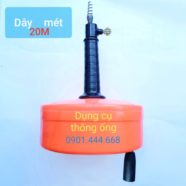 Dây thông cống 20M - Thông cầu, cống, ống nước