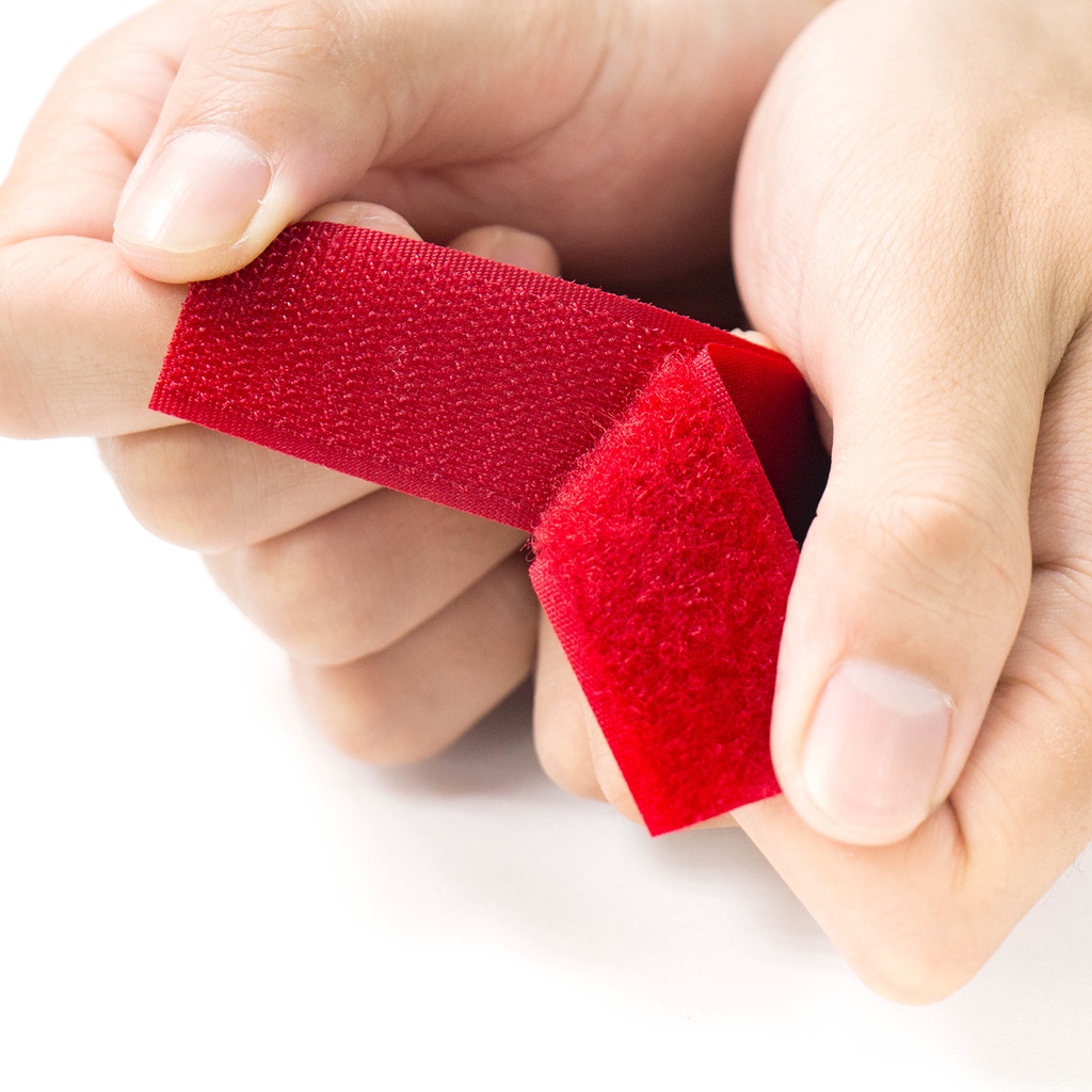 Lovetex-HÀNG MÀU Băng đai nhám xé , velcro, khóa nhám, băng dính gai bông các loại - Hàng cuộn GIÁ 1 MET