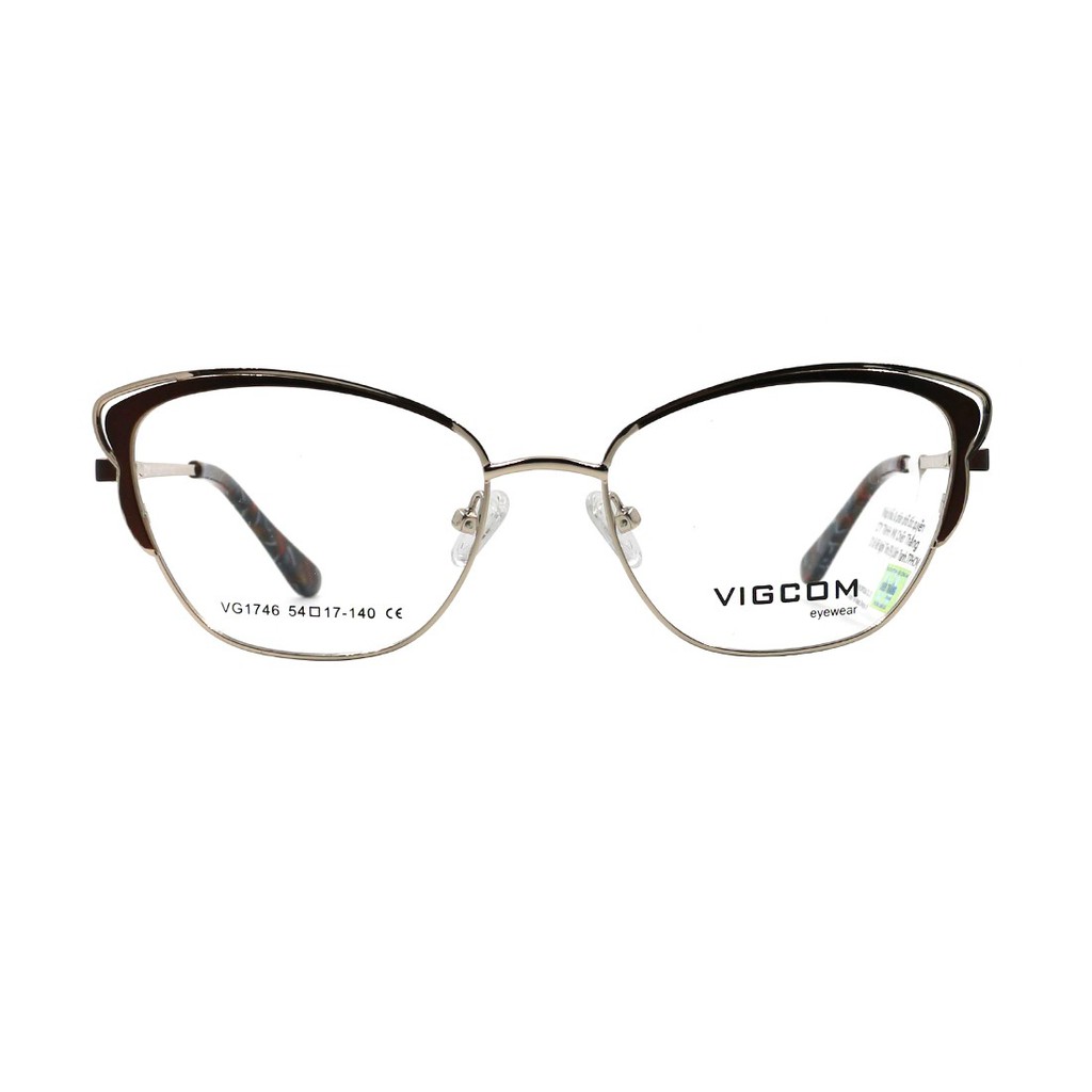 Gọng kính nam nữ Vigcom VG1746 màu sắc thời trang, thiết kế bảo vệ mắt