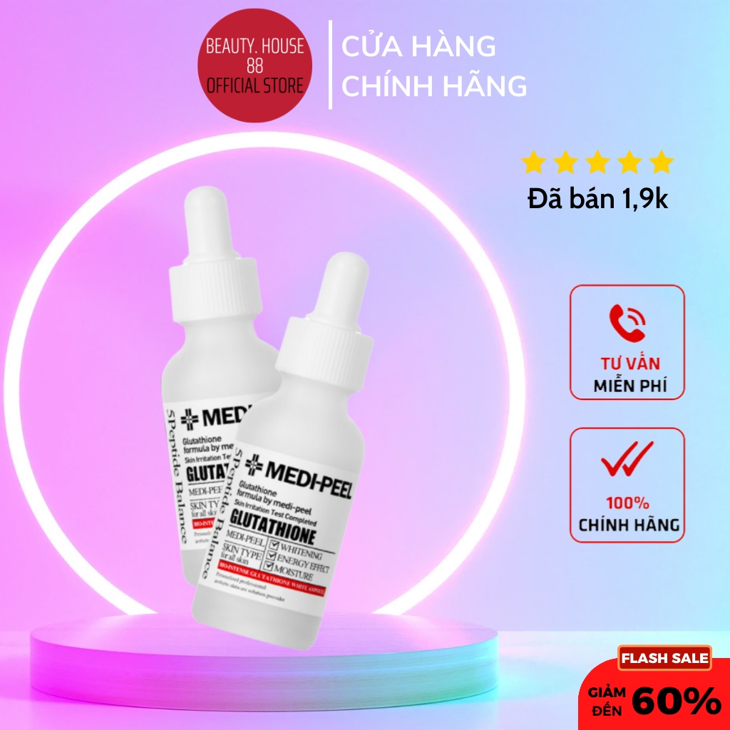 Serum Trắng Da Medi Peel Glutathione 600 White Ampoule Serum 30ml