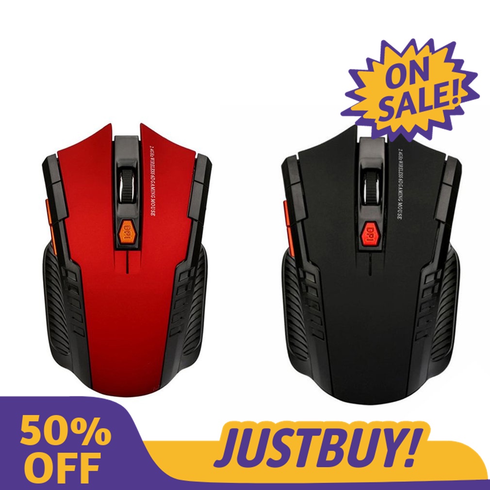 🤩Justbuy🤩 Chuột chơi game không dây 2.4Ghz-Cảm Biến Quang Học- chuyên nghiệp Chuột máy tính USB quang Chuột game thủ